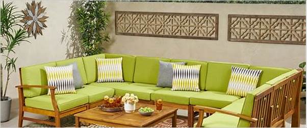 Patio sectional couch